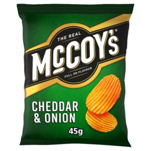 McCoy's Cheddar & Onion Crisps (36x45g)