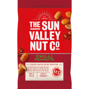 Sun Valley Chilli Peanuts Pub Card 50g