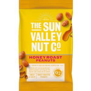 Sun Valley Honey Roasted Peanuts Pub Card 50g