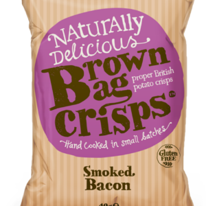 Brown Bag Smoked Bacon Crisps 40g