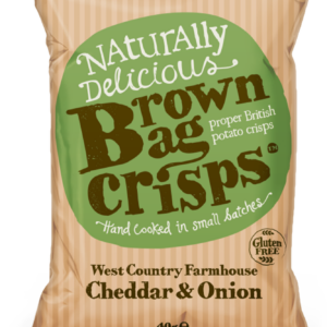 Brown Bag West Country Cheddar & Onion 40g