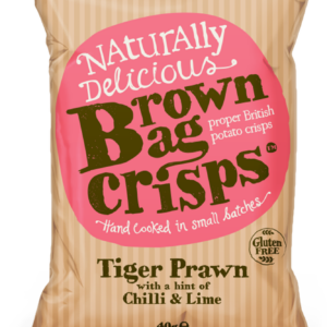 Brown Bag Tiger Prawn Crisps 40g