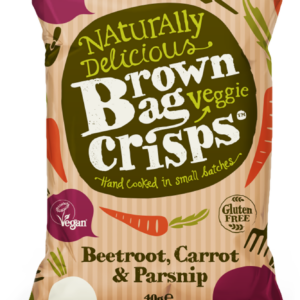 Brown Bag Beetroot, Carrot & Parsnip Crisps (15x40g)