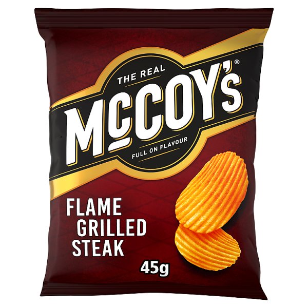 McCoy's Flame Grilled Steak Crisps (36x45g)