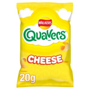 Walkers Quavers Cheese Snacks Crisps (32x20g)