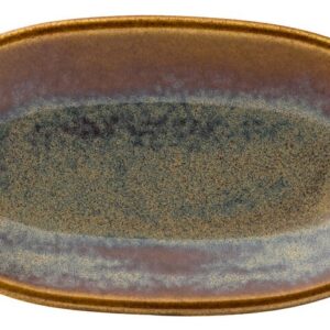 Murra Toffee Deep Coupe Oval Plate 7.5x4.5" (x6)