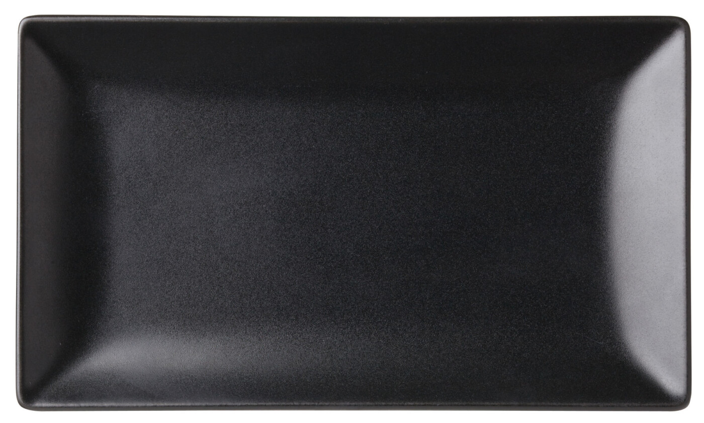 Noir Rectangular Plate 10" x 5.75" (x12)