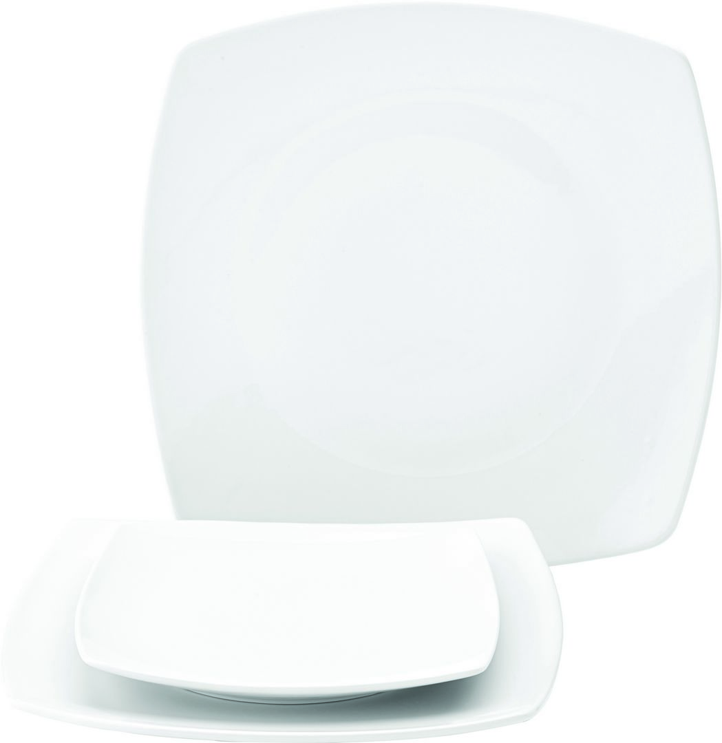 Rounded Square Plate 10.75" (x6)
