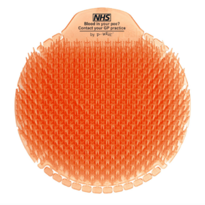 P-Wave|NHS Slant6 Biodegradable Urinal Screen MANGO