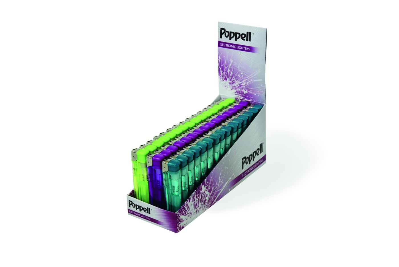 Poppell Electronic Lighters (x45)