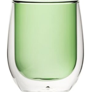 Double Wall Water Green 9.7oz (x6)