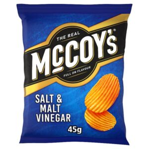 McCoy's Salt & Malt Vinegar Crisps (36x45g)