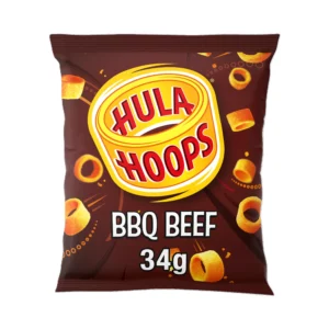 Hula Hoops BBQ Beef Potato Rings (32x34g)