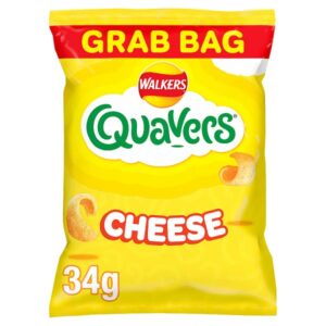 Walkers Quavers Cheese Snacks Crisps (30x34g)