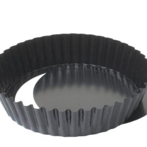 Vogue Non-Stick Deep Fluted Quiche Tin 55 x 250mm