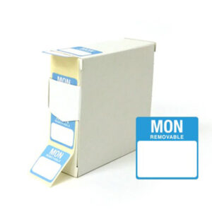 Monday Day Dot Food Labels