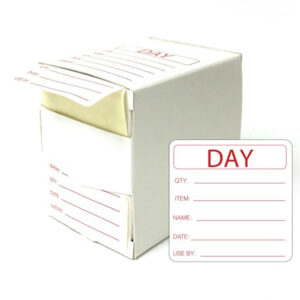 Food Preparation Labels