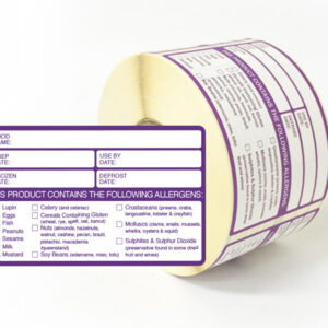 Food Preparation & Allergen Warning Labels
