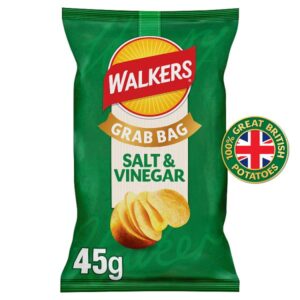Walkers Salt & Vinegar Crisps (32x45g)