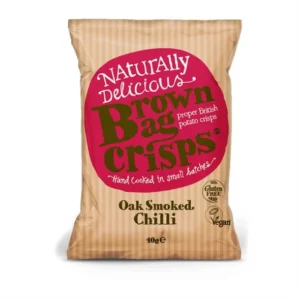 Brown Bag Oak Smoked Chilli Crisps (20x40g)