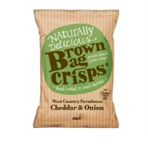 Brown Bag West Country Cheddar & Onion (20x40g)