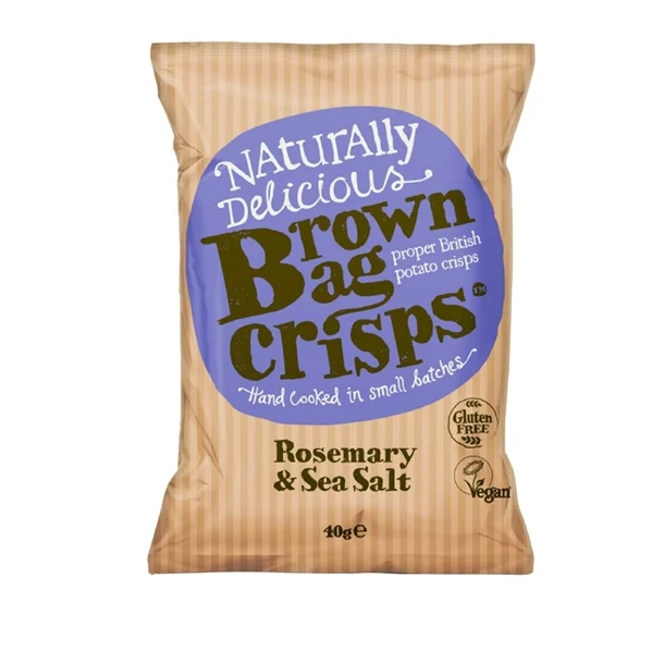 Brown Bag Rosemary & Sea Salt (20x40g)