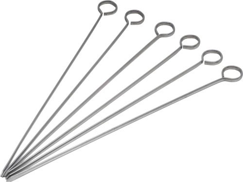 Stainless Steel Skewers (Pack of 6) - 10"