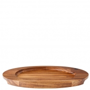 12 x 7" Oval Wood Board (x6)