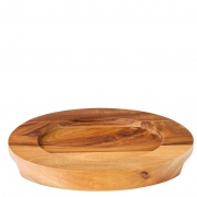 6.5" Round Wooden Board (x6)