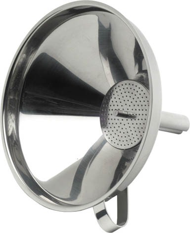 Stainless Steel Funnel with Strainer