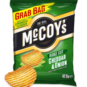 McCoy's Cheddar & Onion Crisps 47.5g