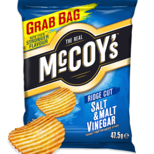 McCoy's Salt & Malt Vinegar Crisps 47.5g