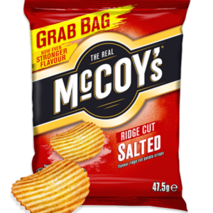 McCoy's Ridge Cut Salted Crisps 47.5g