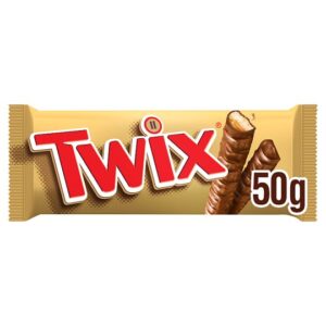 Twix Chocolate Biscuits Twin Bars 50g (x24)