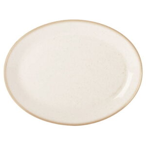 Oatmeal Oval Plate 30cm/12" (x6)