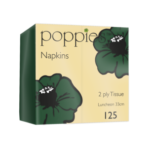 33cm 2ply 8 Fold Forest Green Napkins (x2000)