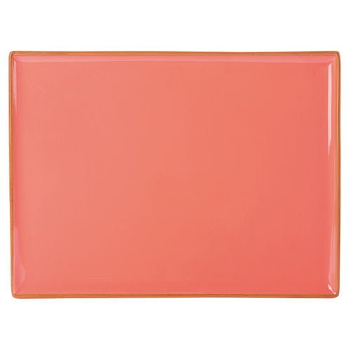 Coral Rectangular Platter 35x25cm (x6)