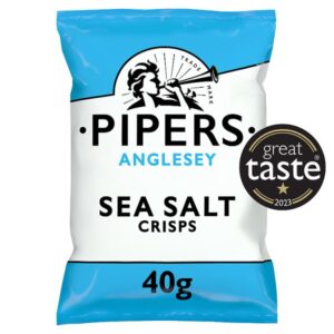 Pipers Anglesey Sea Salt Crisps (24x40g)
