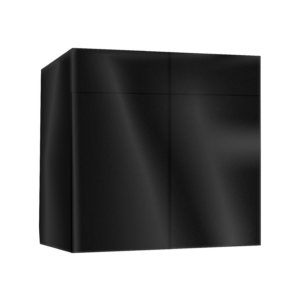40cm Pop In Airlaid 8 Fold Black Napkins (x500)