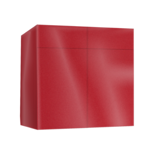 40cm Pop In Airlaid 8 Fold Red Napkins (x500)