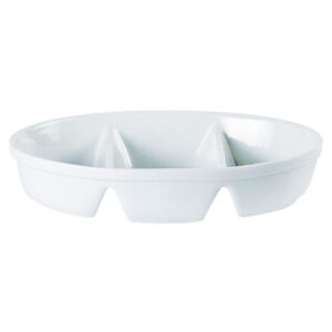 Oval 3 Division Dish 28cm/11" (x4)