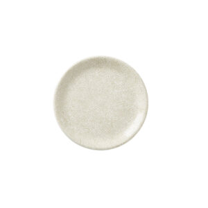 Crackle Reactive Taupe Coupe Plate 15.25cm (6") (x12)