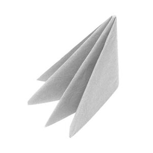 33cm 3ply 4 Fold Silver Napkins (x100)
