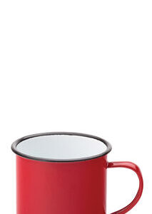 Eagle Enamel Red Mug 13.5oz (38cl) 3"(8cm) (x6)